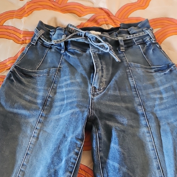 VERVET BY FLYING MONKEY Blue Flare Jeans - Picture 1 of 7